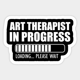 Art Therapist in progress loading Sticker